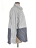 Gap Stripes Gray Long Sleeve Button-Down Shirt Size M - photo 4