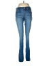 Express Jeans Hearts Blue Jeans Size 8 - photo 1