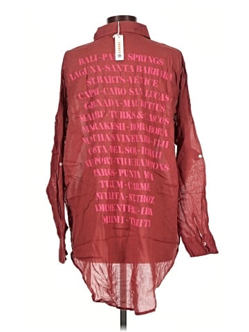 Sundry Long Sleeve Button-Down Shirt (view 2)