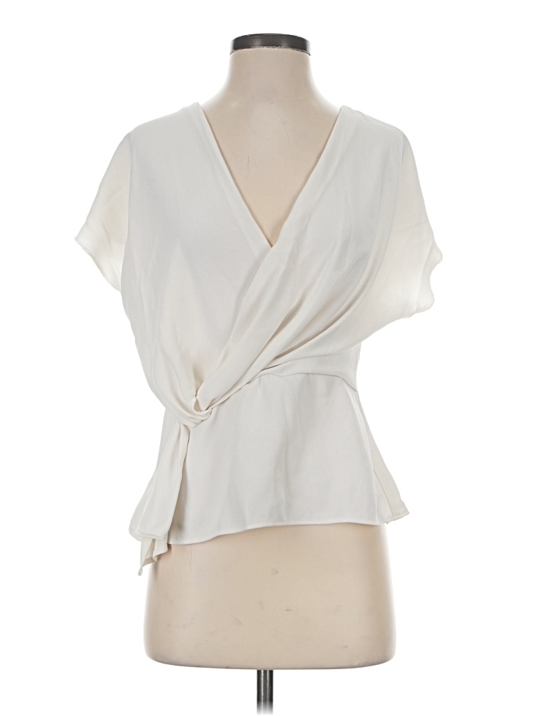 Pre-owned Zara Sleeveless Blouse In Ivory