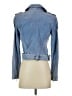 Blank NYC 100% Leather Blue Leather Jacket Size XS - photo 2