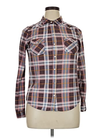 Passport Long Sleeve Button-Down Shirt (view 1)
