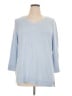 Talbots 100% Cotton Blue Pullover Sweater Size XL - photo 1