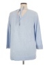 Talbots 100% Cotton Blue Pullover Sweater Size XL - photo 2