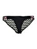 Op Chevron-herringbone Black Swimsuit Bottoms Size M - photo 1