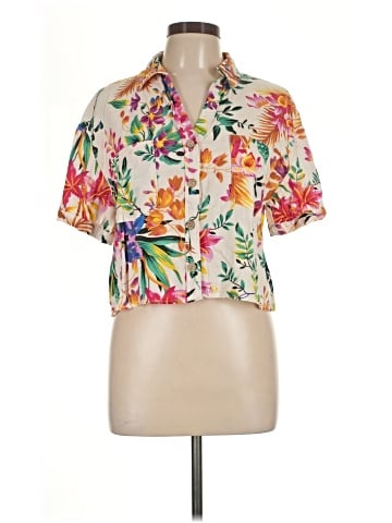 RACHEL Rachel Roy Short Sleeve Blouse (view 1)