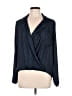 BB Dakota 100% Polyester Blue Long Sleeve Blouse Size L - photo 1