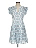 Oliphant 100% Cotton Paisley Blue Casual Dress Size S - photo 1
