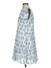 Oliphant 100% Cotton Paisley Blue Casual Dress Size S - photo 5