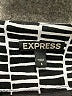 Express 100% Polyester Graphic Black Skort Size 6 - photo 3