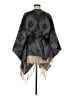 BCBGeneration 100% Polyester Gray Poncho One size - photo 1