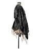 BCBGeneration 100% Polyester Gray Poncho One size - photo 5