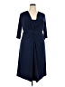 Chaps Blue Cocktail Dress Size 18 - photo 1