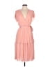Assorted Brands 100% Polyester Pink Cocktail Dress Size L (estimated) - photo 1