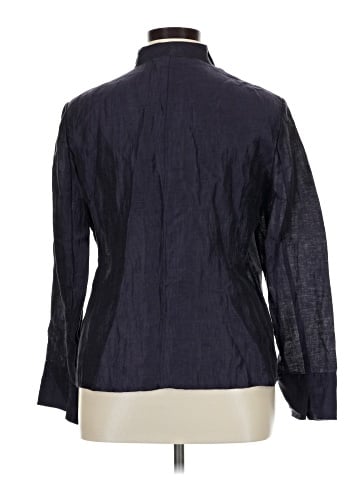 Jones New York Collection 3/4 Sleeve Button-Down Shirt (view 2)