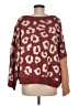 Pol 100% Acrylic Animal Print Brown Poncho Size M - photo 2