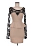 Solemio Tan Cocktail Dress Size M - photo 1