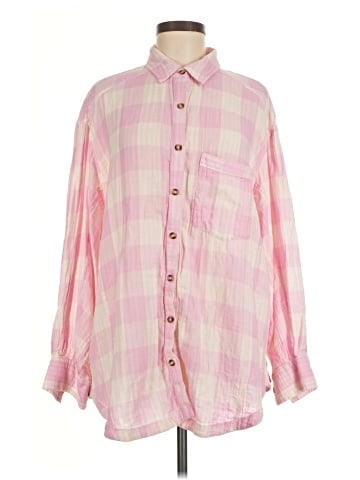 Free People Long Sleeve Button-Down Shirt (view 1)