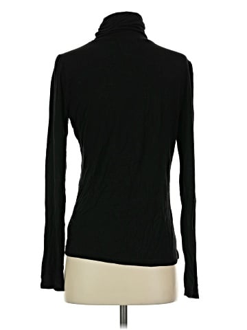 August Silk Long Sleeve Turtleneck (view 2)