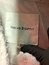 Thread & Supply 100% Polyester Ivory Faux Fur Jacket Size S - photo 6