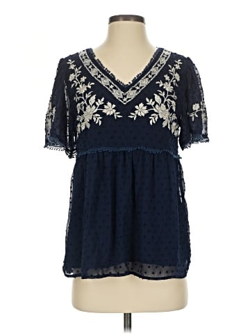 Miss Me Short Sleeve Blouse (view 1)