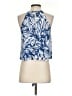 Tyche 100% Polyester Blue Sleeveless Blouse Size S - photo 2