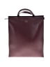 OAD New York 100% Leather Burgundy Backpack One size - photo 1