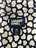 Lands' End Animal Print Ivory Long Sleeve Blouse Size M - photo 7