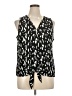 Nine West 100% Polyester Black Sleeveless Blouse Size XL - photo 1