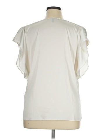 White House Black Market Short Sleeve Blouse (view 2)