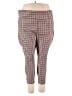 Studio by Torrid Checkered-gingham Brown Casual Pants Size 4X Plus (4) - photo 1