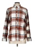 Weatherproof Plaid Brown Long Sleeve Button-Down Shirt Size L - photo 1