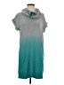 Pink Lotus Teal Poncho Size XS - photo 1