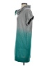 Pink Lotus Teal Poncho Size XS - photo 5