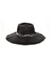 Unbranded 100% Straw Black Sun Hat Size Med - Lg - photo 1