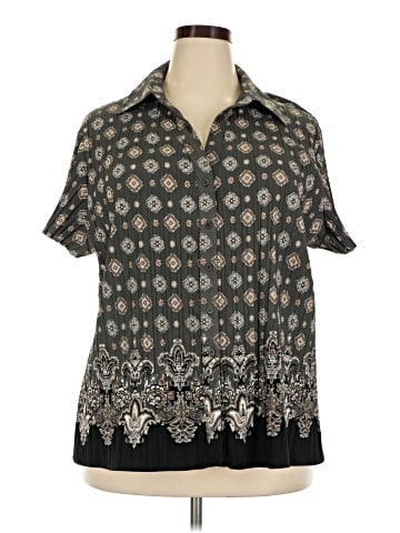 Apt. 9 Short Sleeve Blouse (view 1)