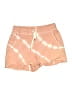 She + Sky 100% Cotton Tie-dye Orange Shorts Size M - photo 1