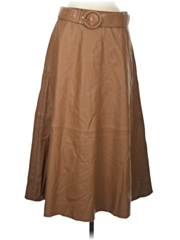 Zara Faux Leather Skirt (view 1)
