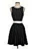 Milly Houndstooth Black Cocktail Dress Size P (petite) - photo 1