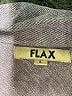 Flax 100% Linen Gray Blazer Size 14 (L) - photo 6