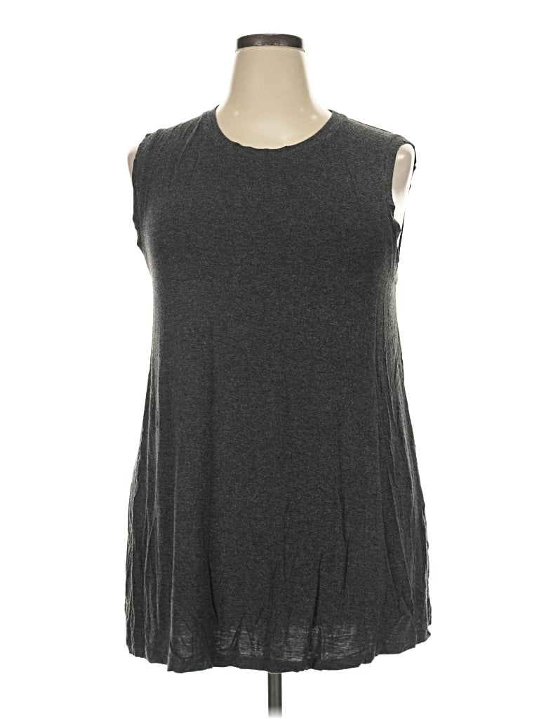 Pre-owned Daily Ritual Sleeveless T-shirt In Gray