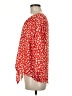 West Kei 100% Polyester Red 3/4 Sleeve Blouse Size M - photo 5