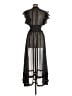 Elliatt 100% Polyester Polka Dots Black Cocktail Dress Size M - photo 2