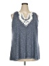 Max Studio Gray Sleeveless Blouse Size 2X - photo 1