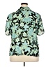 JM Collection 100% Polyester Tropical Green Short Sleeve Blouse Size 20 - photo 2