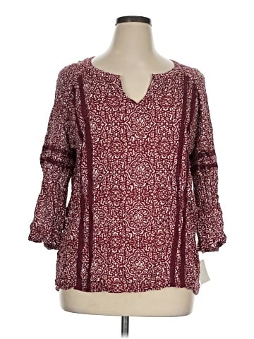 Caslon 3/4 Sleeve Blouse (view 1)