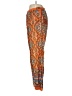 E by Eloise Paisley Orange Casual Pants Size M - photo 5