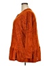 LOGO by Lori Goldstein Orange 3/4 Sleeve Blouse Size 2X - photo 5
