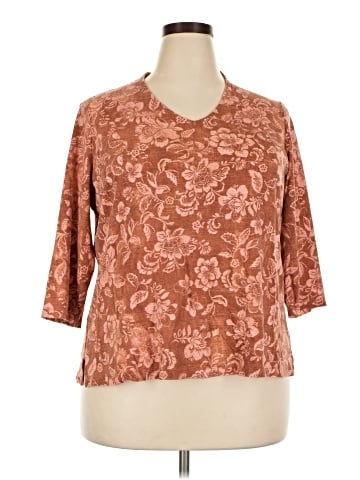 Isaac Mizrahi LIVE! 3/4 Sleeve T-Shirt (view 1)
