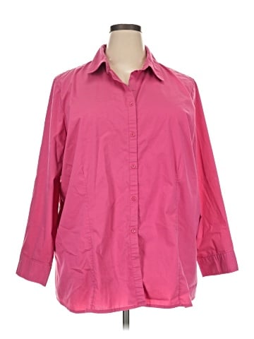Avenue 3/4 Sleeve Button-Down Shirt (view 1)